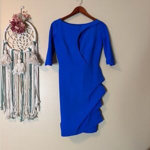 Rare Chiara Boni La Petite Robe Dress in Royal Blue Klein Size M